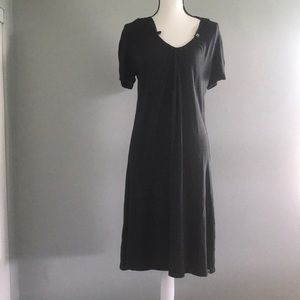 Hooded hemp/organic cotton dress